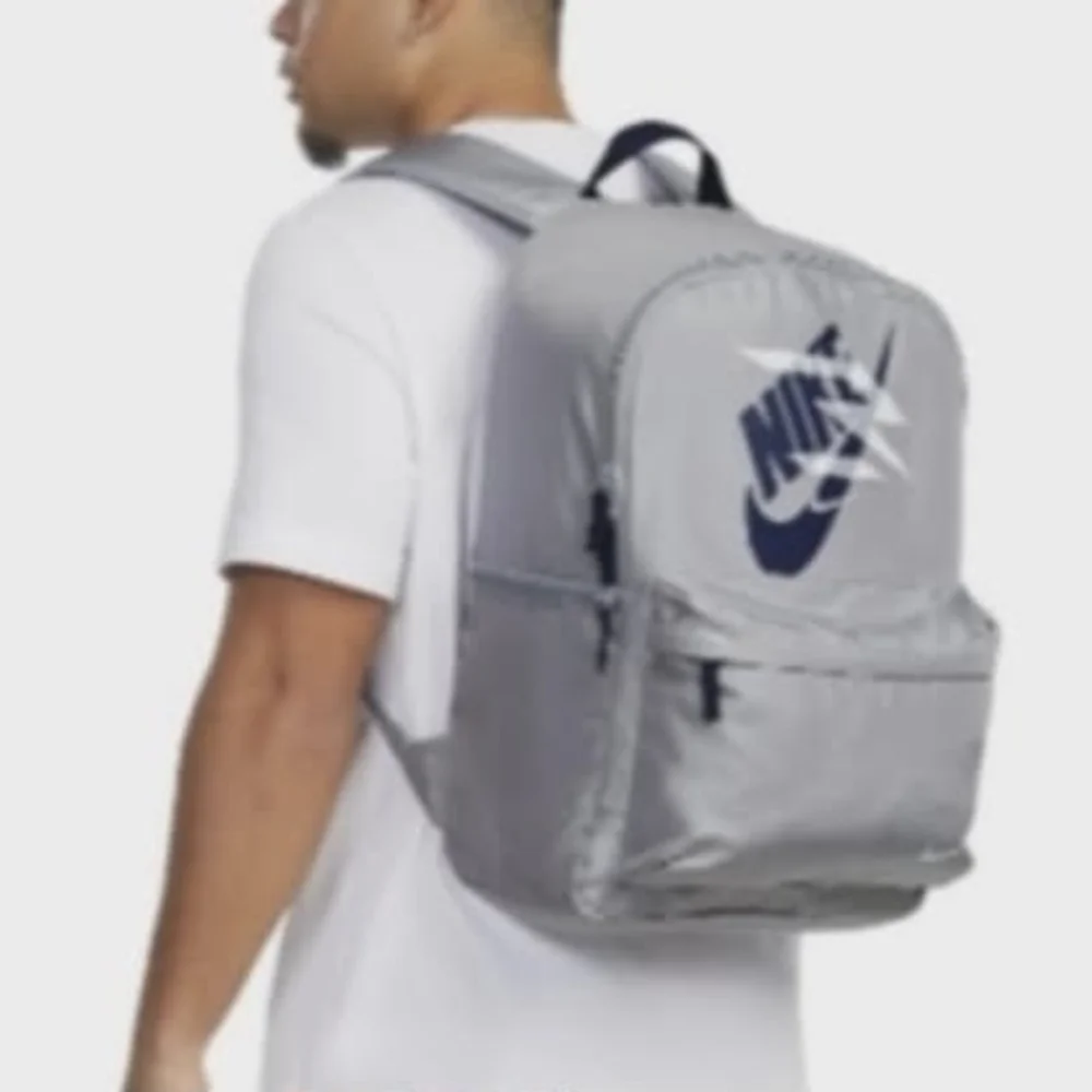 Nike 3Brand By Russell Wilson x Futura Backpack With Laptop Sleeve Wolf Gray - Picture 3 of 7